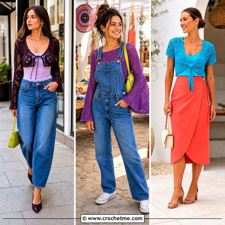 35 Crochet Vera Top Outfit Ideas for Fresh Feminine Style