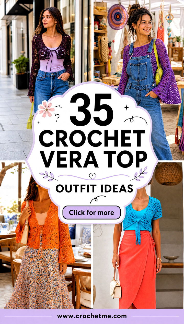 35 crochet vera top outfit ideas - 35 crochet vera top outfit ideas