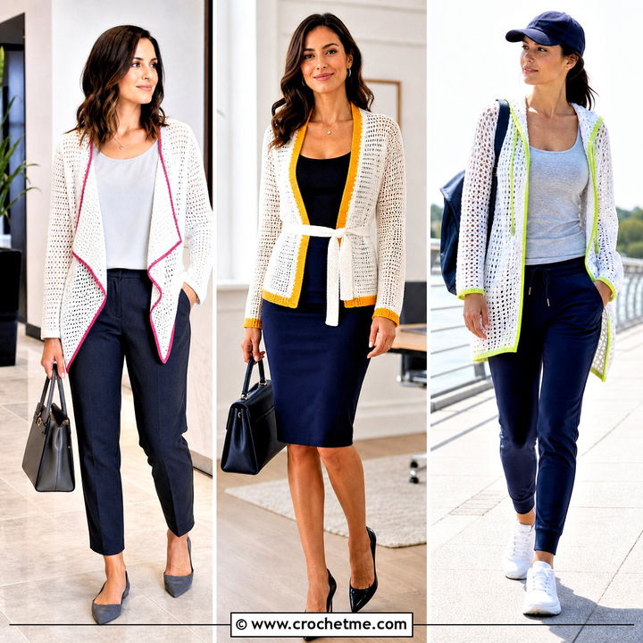 35 Crochet White Cardigan Outfit Ideas for Chic Layering
