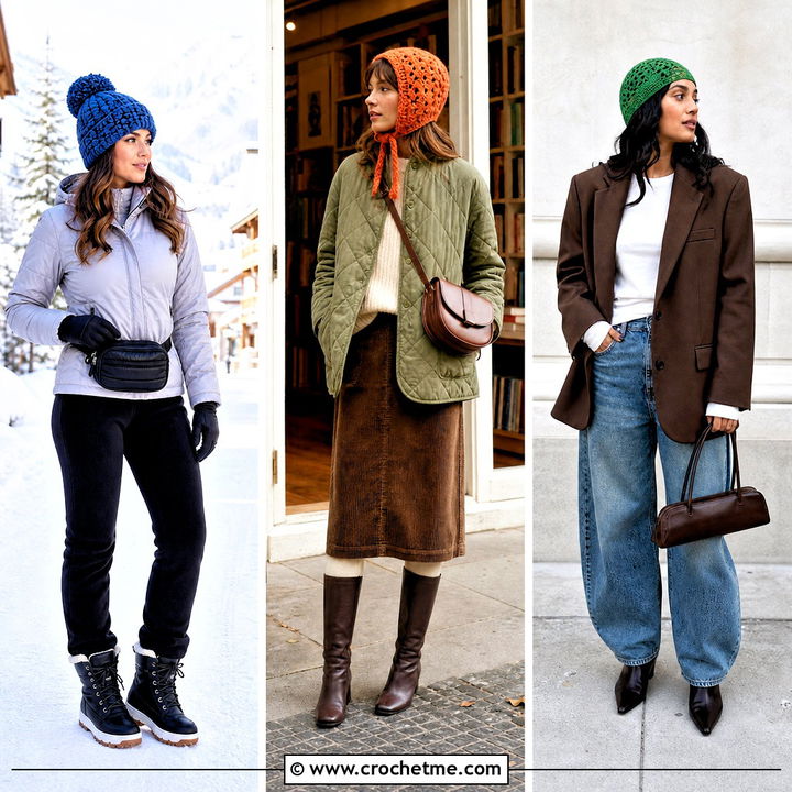35 Crochet Winter Hat Outfit Ideas for Warm, Stylish Days