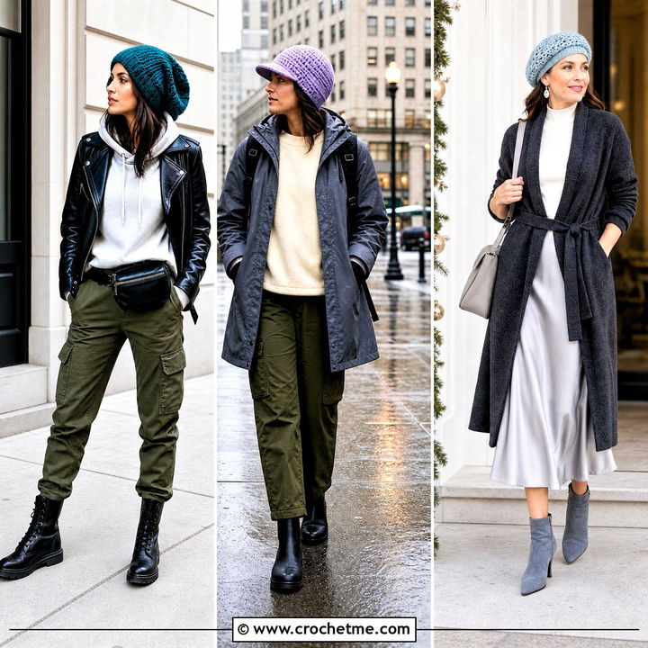 35 Crochet Winter Hats Outfit Ideas for Cozy Seasonal Style