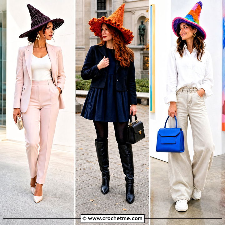35 Crochet Witches Hat Outfit Ideas for Magical Halloween Looks