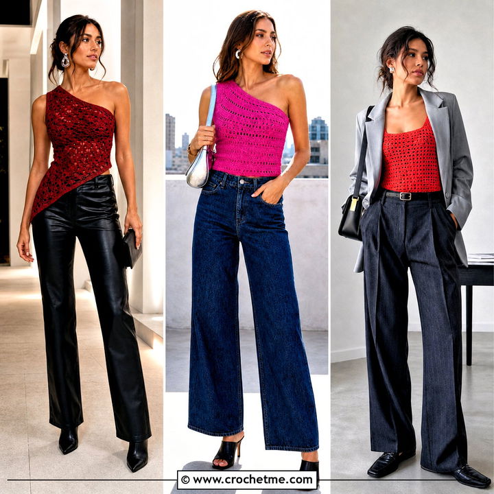 35 Crochet Y2K Top Outfit Ideas for a Playful Retro Revival