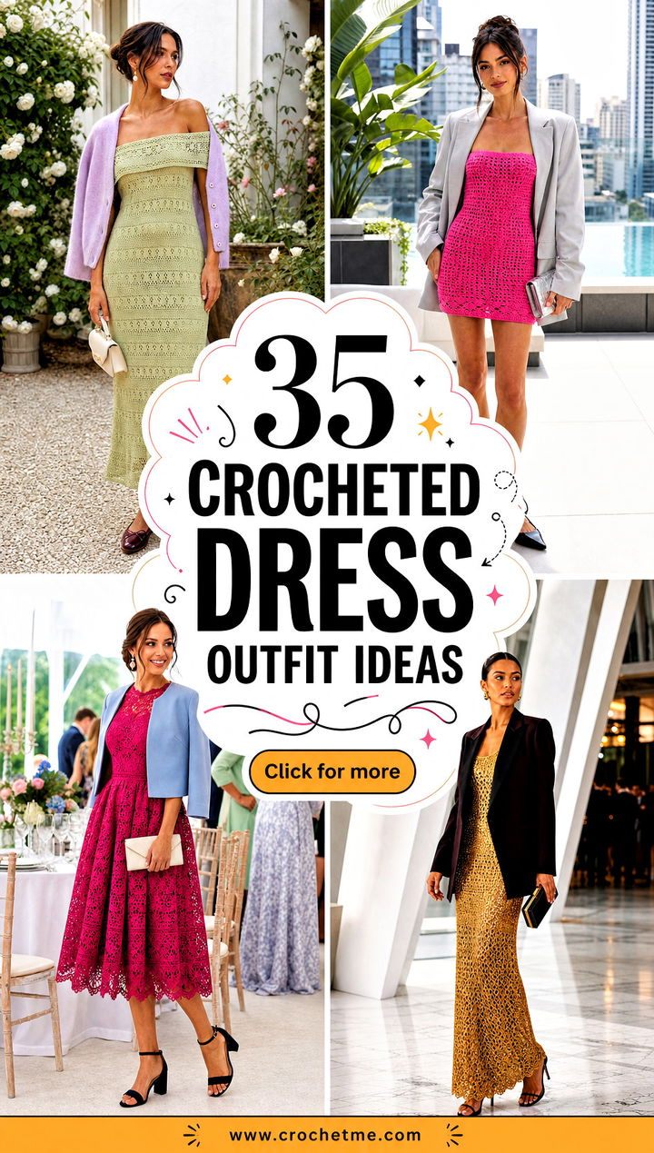 35 crocheted dress outfit ideas - 35 crocheted dress outfit ideas