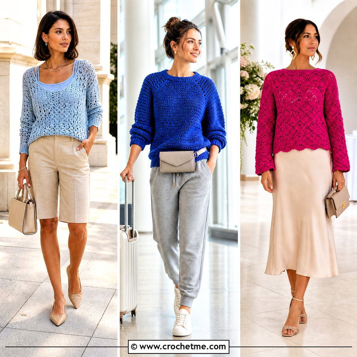 35 Crocheted Sweaters Outfit Ideas for Cozy, Chic Layers