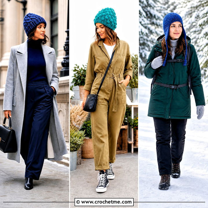 35 Cute Crochet Beanie Outfit Ideas for Cozy Winter Style