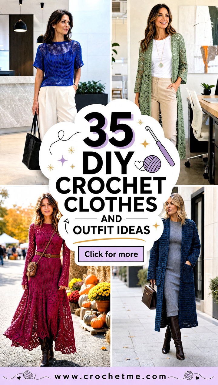 35 diy crochet clothes and outfit ideas - 35 diy crochet clothes and outfit ideas