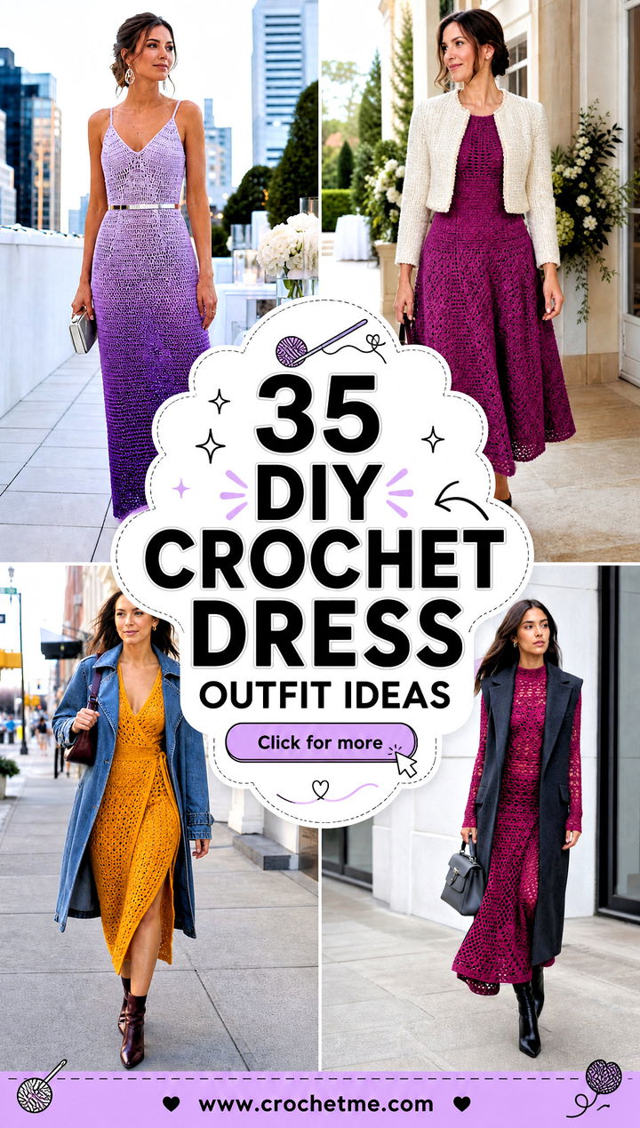 35 diy crochet dress outfit ideas - 35 diy crochet dress outfit ideas
