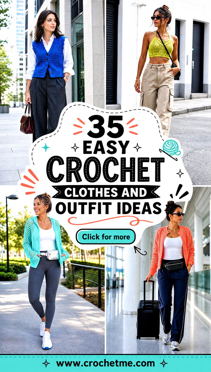 35 easy crochet clothes and outfit ideas - 35 easy crochet clothes and outfit ideas