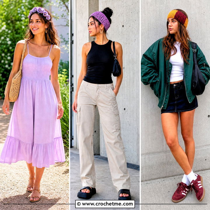 35 Easy Crochet Headband Outfit Ideas for Cute Everyday Style