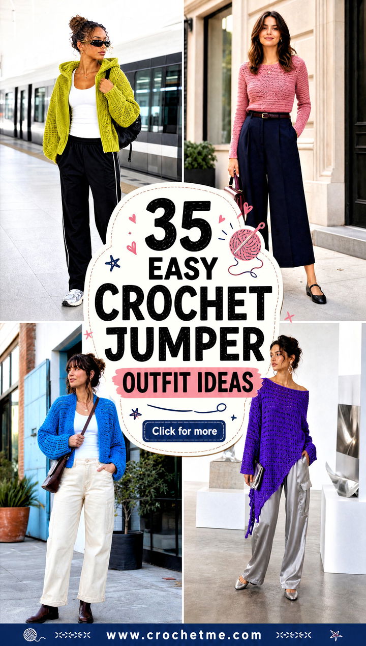 35 easy crochet jumper outfit ideas - 35 easy crochet jumper outfit ideas