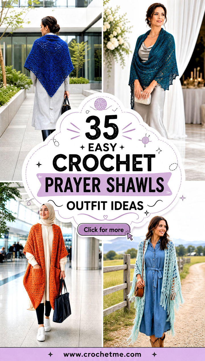 35 easy crochet prayer shawls outfit ideas - 35 easy crochet prayer shawls outfit ideas