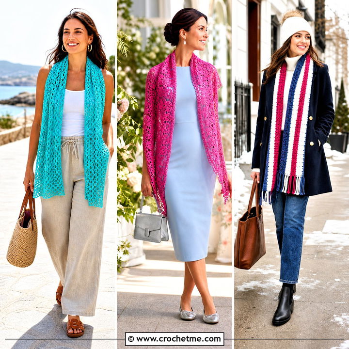 35 Easy Crochet Scarf for Beginners Outfit Ideas This Winter