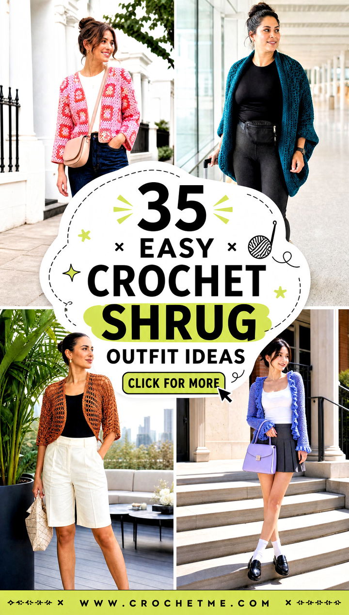 35 easy crochet shrug outfit ideas - 35 easy crochet shrug outfit ideas