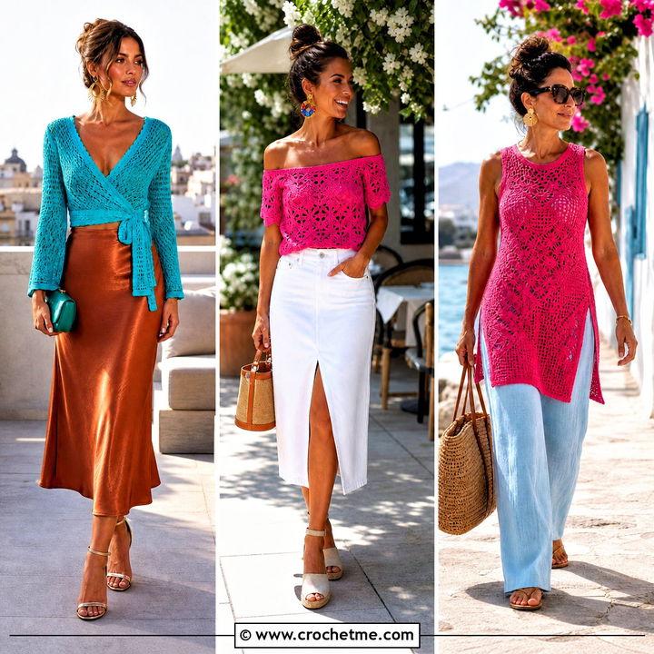 35 Easy Crochet Summer Tops Outfit Ideas for Breezy Style