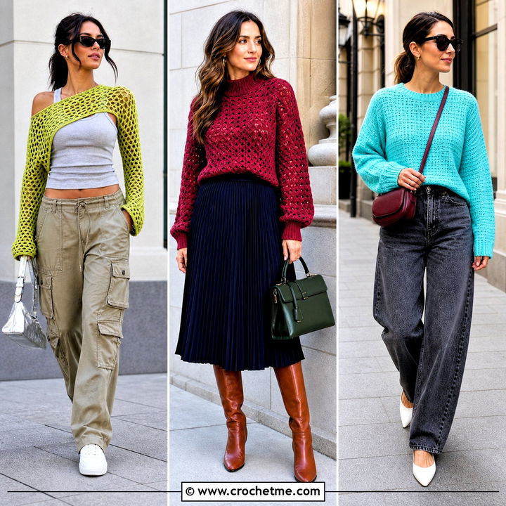 35 Easy Crochet Sweater Outfit Ideas for Cozy Everyday Style