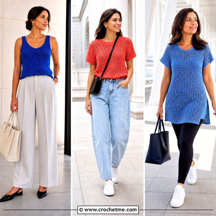 35 Easy Crochet Tops Outfit Ideas: Chic Summer Looks to Try