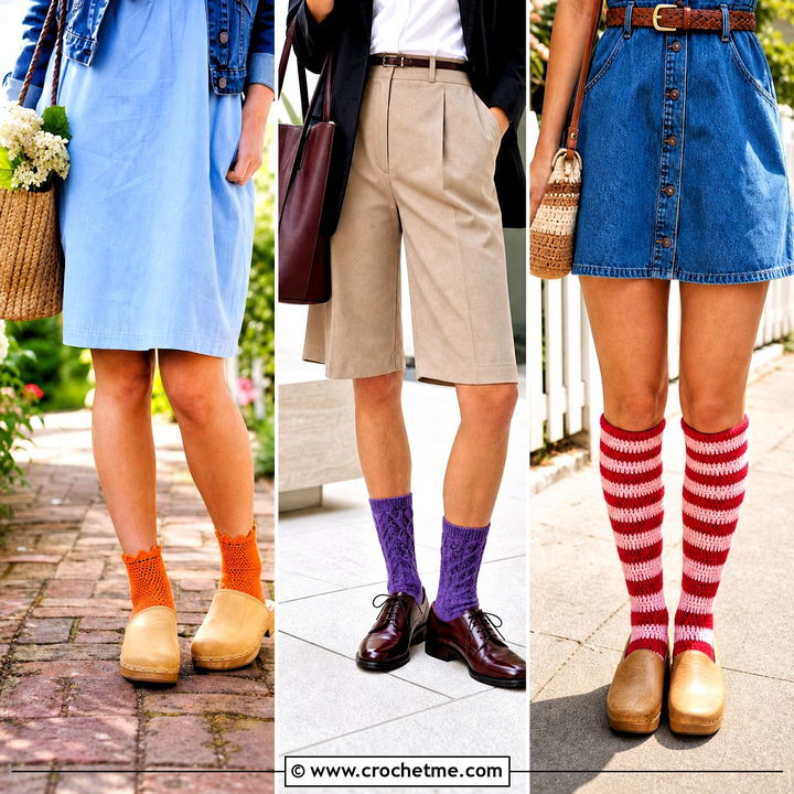 35 Easy Crocheted Socks Outfit Ideas: Cozy Looks for Cool Days