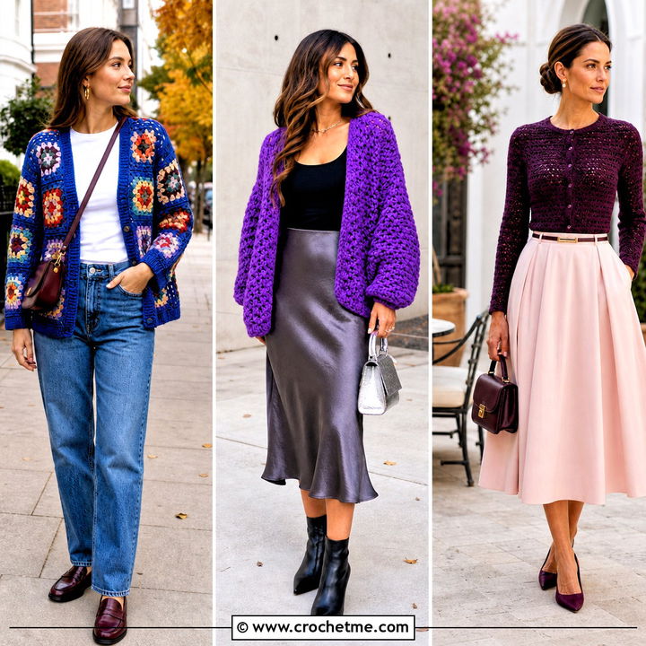 35 Fall Crochet Cardigan Outfit Ideas: Cozy Autumn Looks