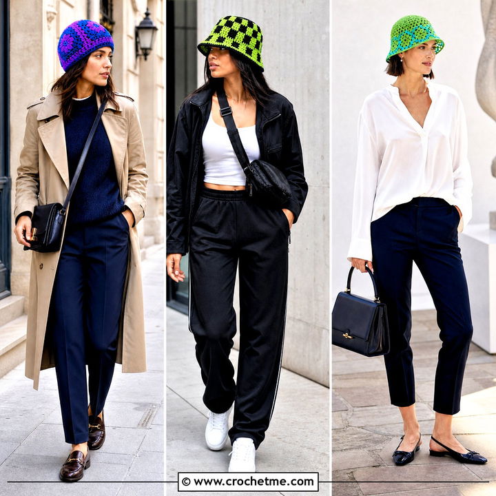 35 Granny Square Hat Outfit Ideas for Playful Retro Style