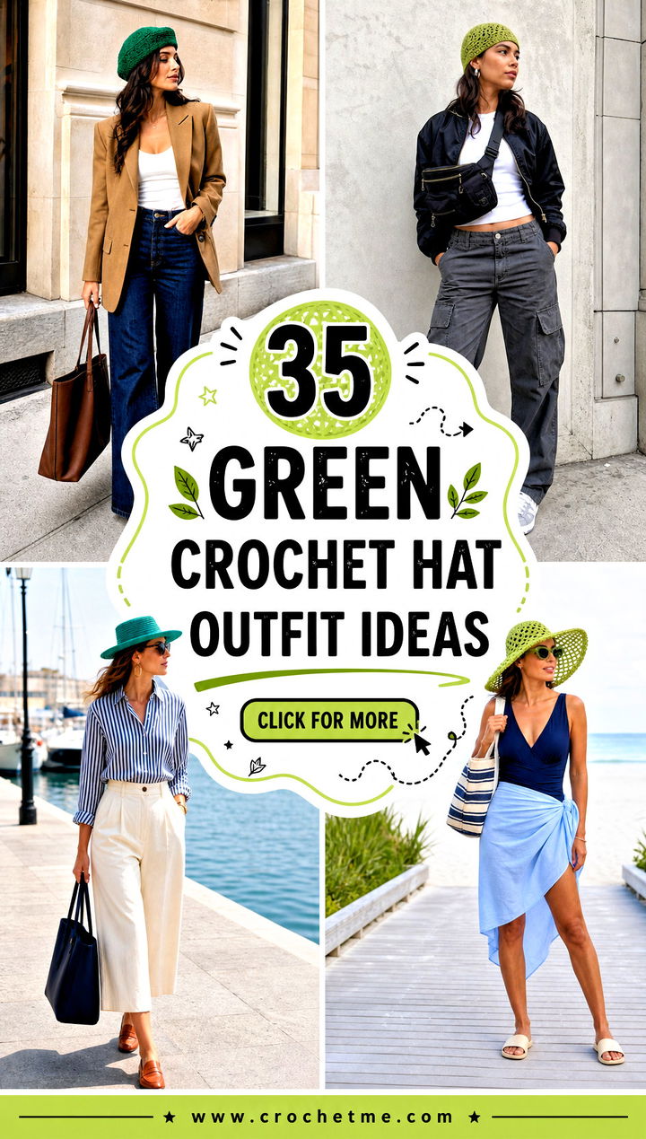 35 green crochet hat outfit ideas - 35 green crochet hat outfit ideas