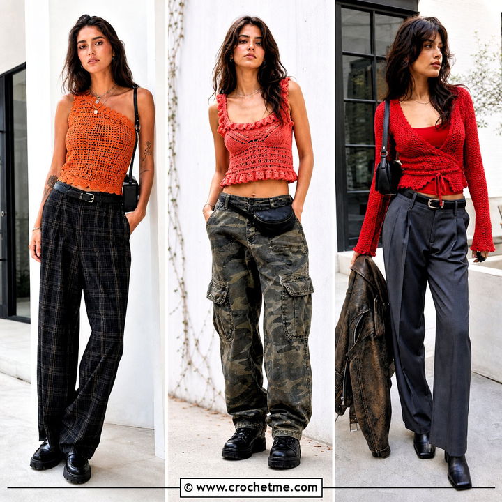 35 Grunge Crochet Top Outfit Ideas for Edgy Festival Style