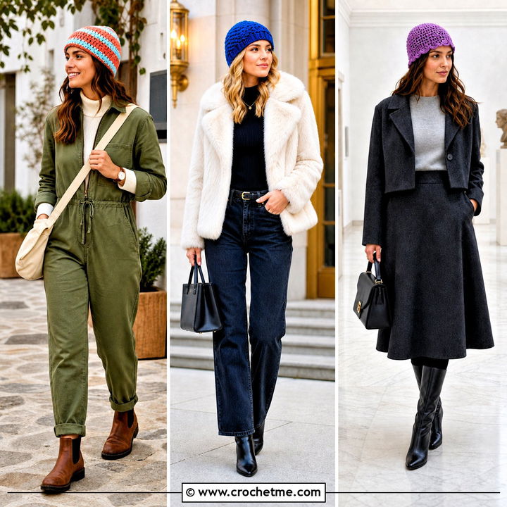 35 Half Double Crochet Beanie Outfit Ideas for Cozy Days