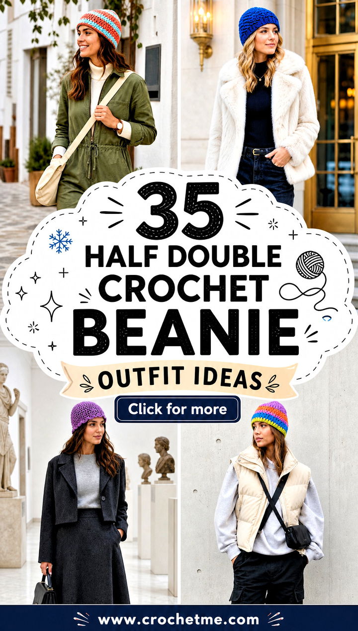 35 half double crochet beanie outfit ideas - 35 half double crochet beanie outfit ideas
