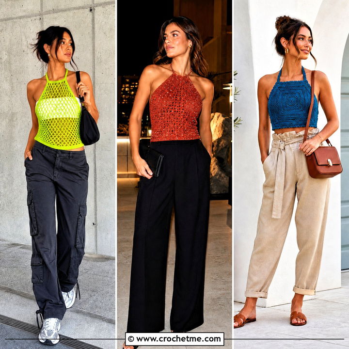 35 Halter Crochet Top Outfit Ideas for Effortless Summer Style