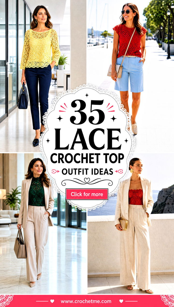 35 lace crochet top outfit ideas - 35 lace crochet top outfit ideas