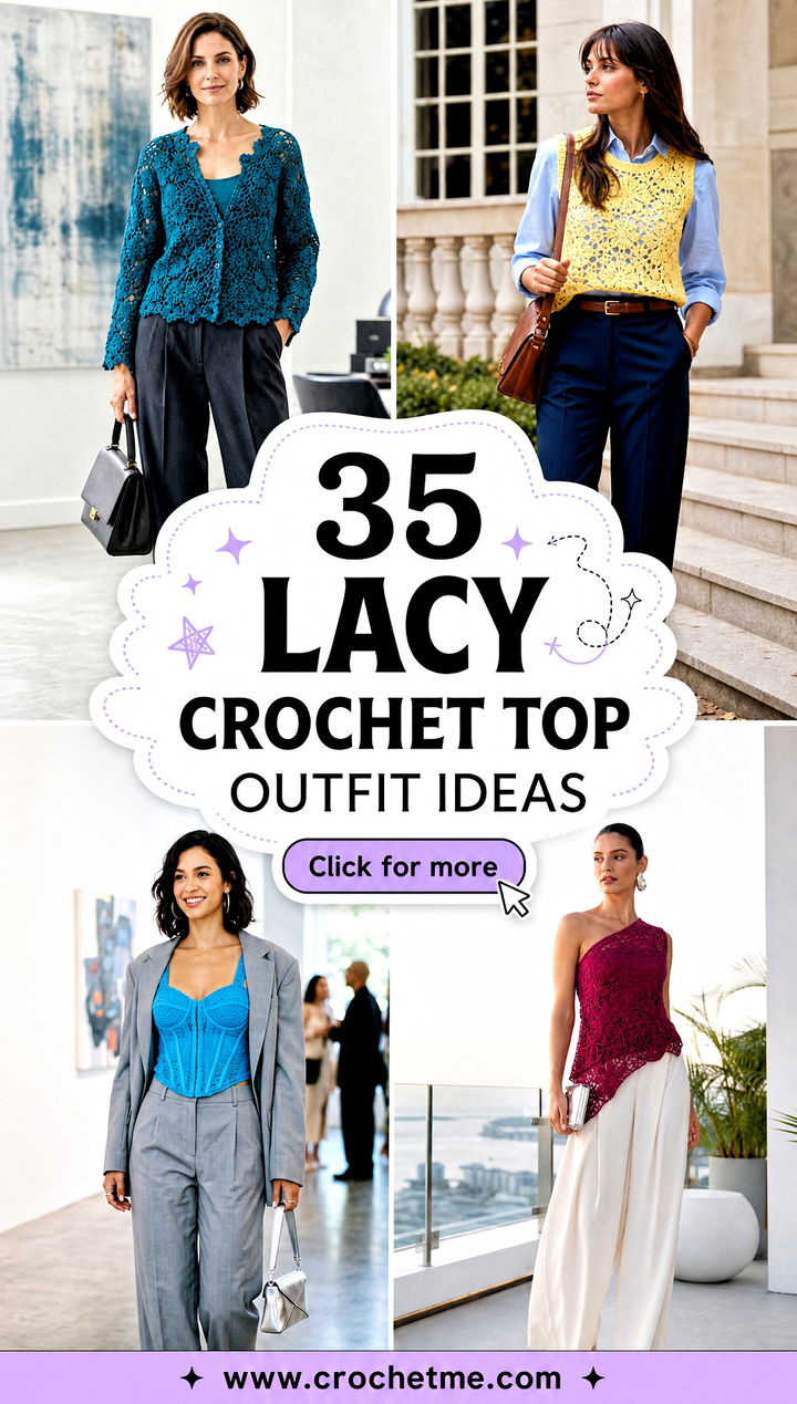 35 lacy crochet top outfit ideas - 35 lacy crochet top outfit ideas