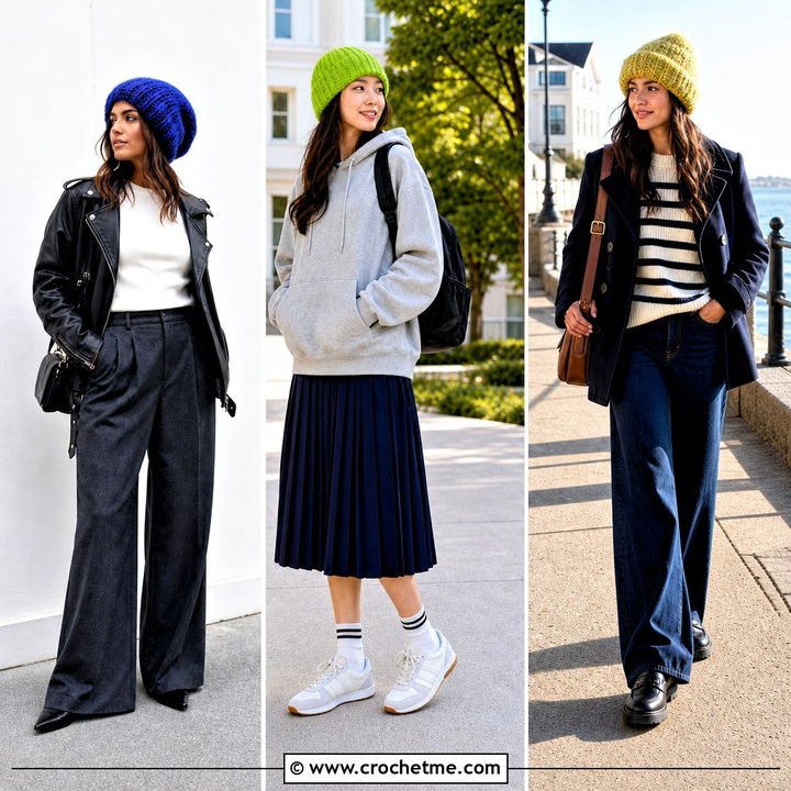 35 Mohair Crochet Beanie Outfit Ideas for Cozy Winter Style