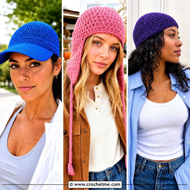 35 One Piece Crochet Hat Outfit Ideas for Effortless Styling