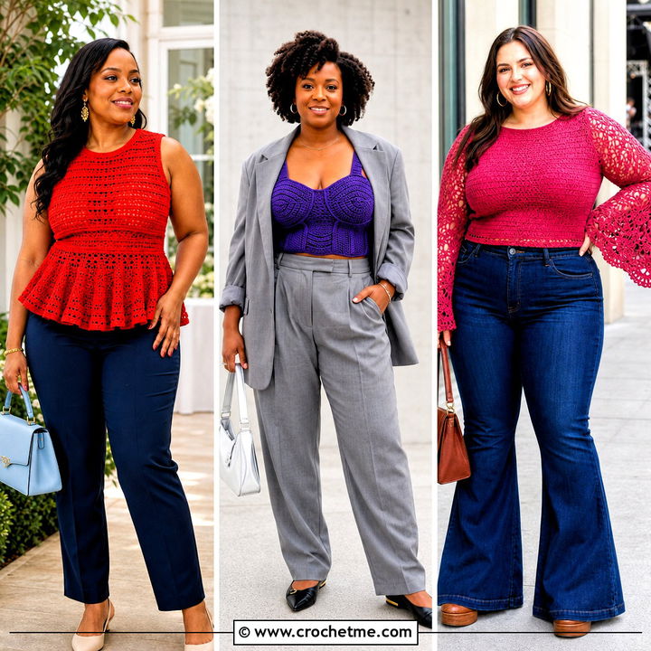 35 Plus Size Crochet Top Outfit Ideas for Chic Summer Style