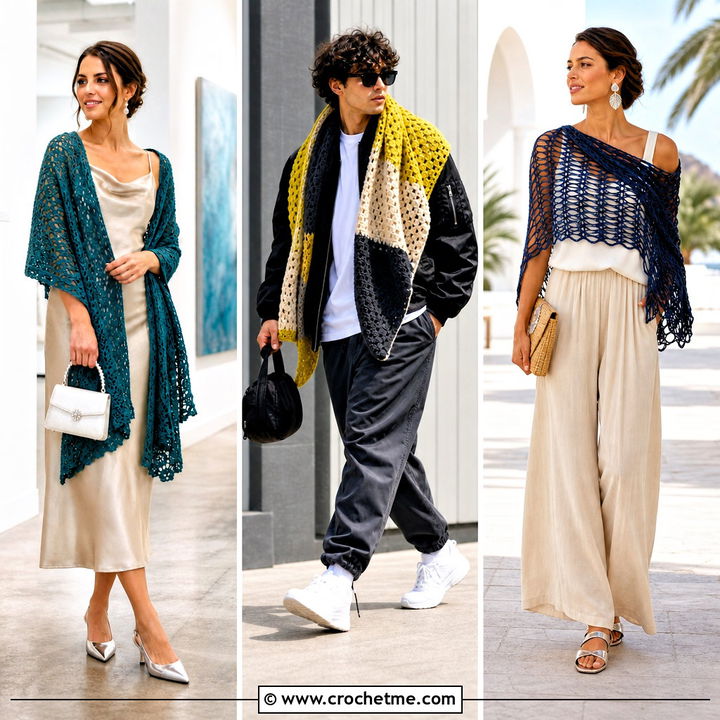 35 Quick Crochet Shawl Outfit Ideas for Easy Layered Style