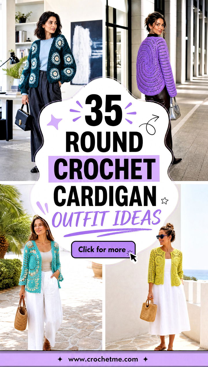 35 round crochet cardigan outfit ideas - 35 round crochet cardigan outfit ideas