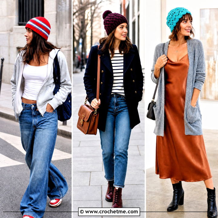 35 Simple Crochet Beanie Outfit Ideas for Easy, Cozy Style