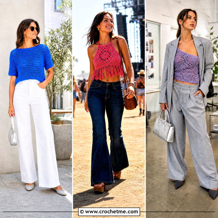 35 Simple Crochet Top Outfit Ideas for Fresh Summer Style