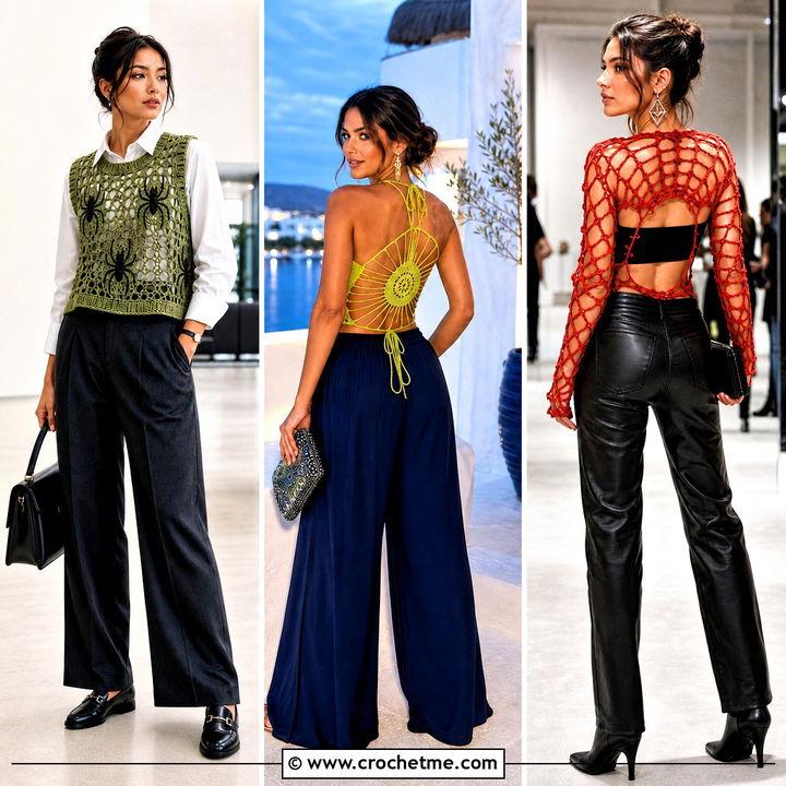 35 Spider Crochet Top Outfit Ideas for Bold Festival Style
