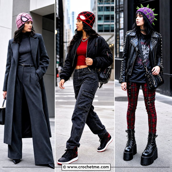 35 Spider Man Crochet Beanie Outfit Ideas for Comic Fans