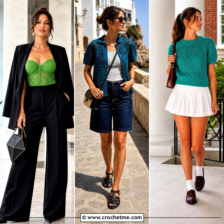 35 Spring Crochet Top Outfit Ideas for Fresh Seasonal Style