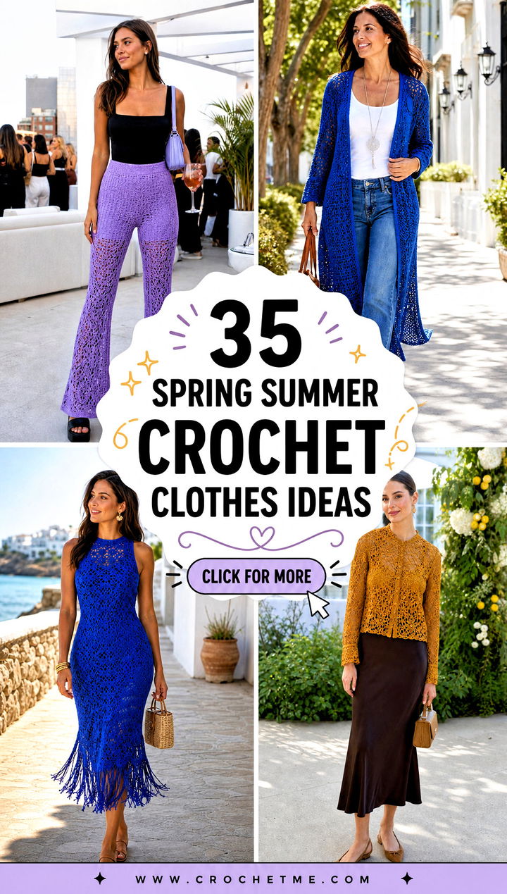 35 spring summer crochet clothes ideas - 35 spring summer crochet clothes ideas