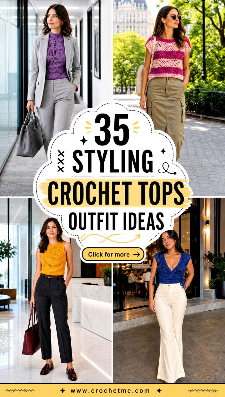 35 styling crochet tops outfit ideas - 35 styling crochet tops outfit ideas
