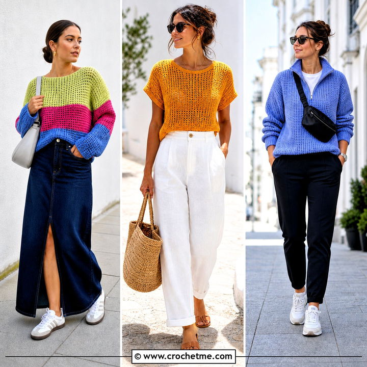 35 Tunisian Crochet Sweater Outfit Ideas for Modern Layering