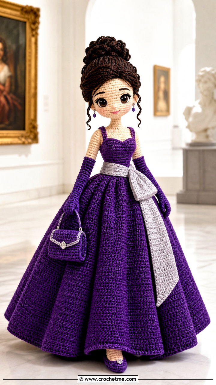 Amigurumi Crochet Ball Gown Outfit - 35 amigurumi clothes and outfit ideas