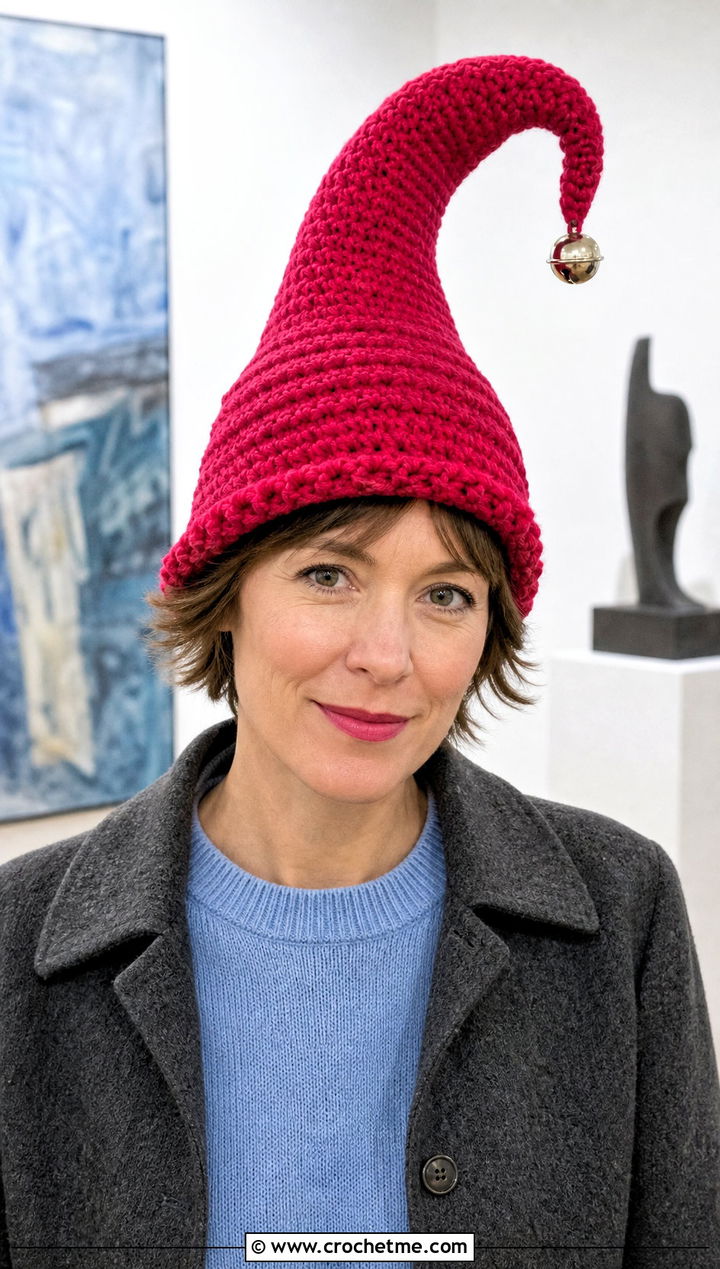 Bell Tip Crochet Cindy Lou Who Hat With Pleated Skirt - 20 Crochet Cindy Lou Who Hat outfit ideas