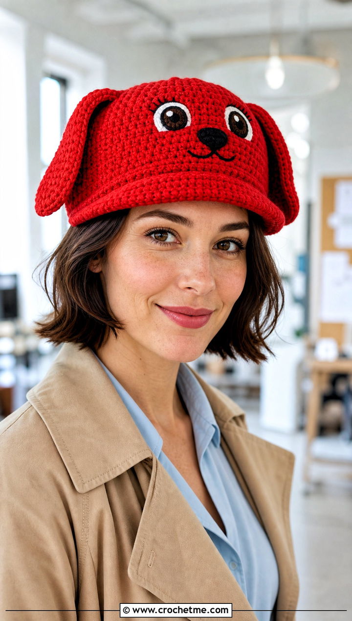Bingo Crochet Newsboy Hat With Office Casual Outfit - 25 bingo crochet hat outfit ideas