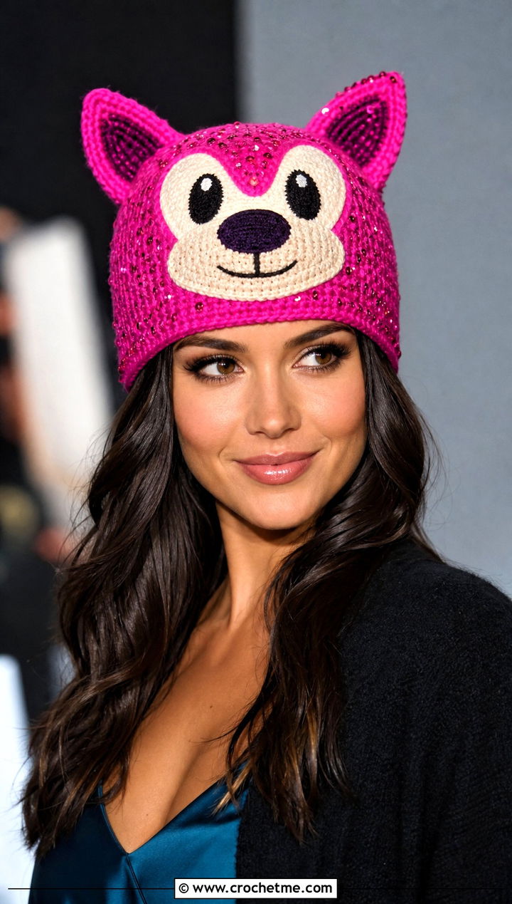 Bingo Crochet Sequin Beanie With Satin Outfit - 25 bingo crochet hat outfit ideas