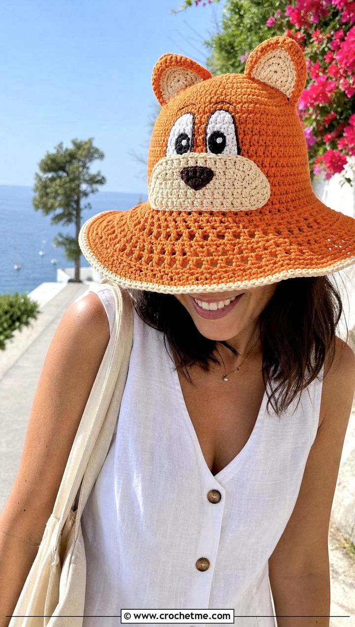Bingo Crochet Sun Hat With Linen Set - 25 bingo crochet hat outfit ideas