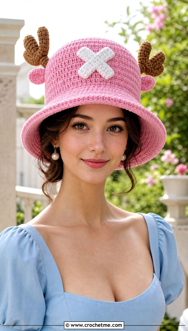 Chopper Crochet Cloche Hat With Midi Dress - 25 chopper crochet hat outfit ideas